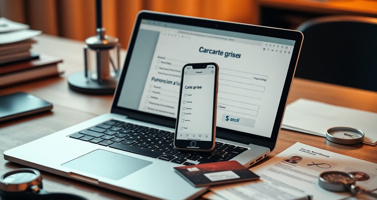 Carte grise en ligne - comment faire rapidement sans erreur