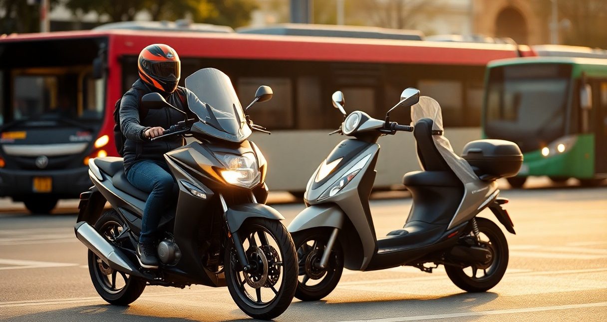 Moto ou scooter  - quel choix pour vos trajets quotidiens