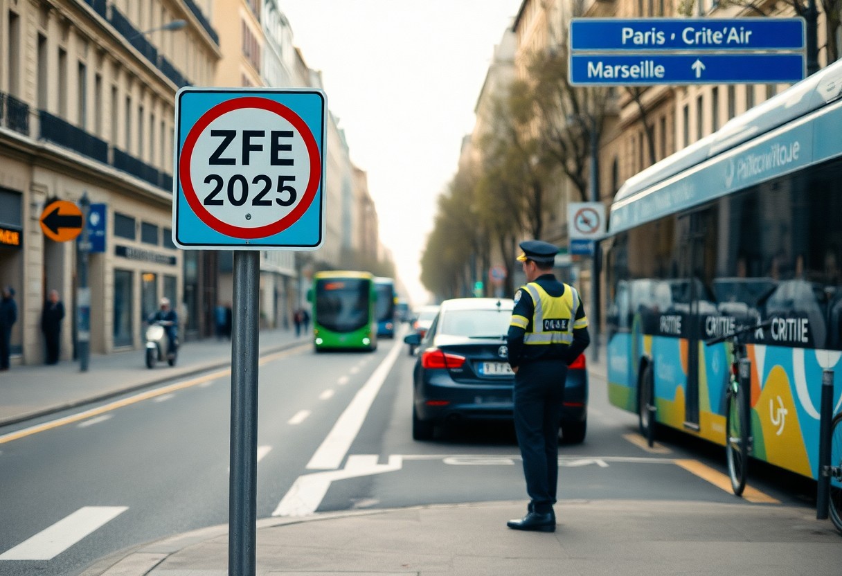 ZFE 2025 - quelles villes vont durcir les restrictions auto